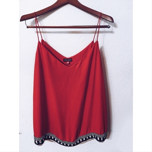 Vince Camuto beaded hem camisole NWOT - Picture 2 of 6